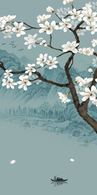 别墅 中式极简玄关 Tif分层