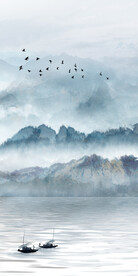 高雅 中式极简玄关 Tif分层