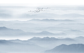 巨幅山水画背景墙