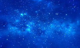 蓝色宇宙星空背景