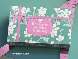 清新礼盒包装设计