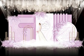 粉色婚礼效果图