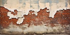 复古斑驳红砖水泥墙背景墙壁画