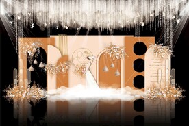 小众简约婚礼效果图