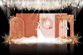 小众简约婚礼背景