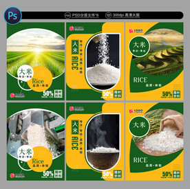 大米展板