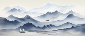 风景山水画
