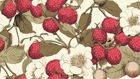 植物花纹四方连续花纹