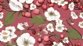 清新植物花纹暗纹纹理