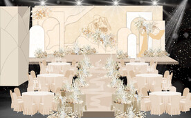 婚礼舞台效果图