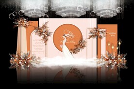 小众婚礼背景效果图