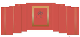 欧式婚礼舞台背景板