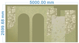 婚礼迎宾区背景板