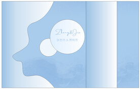 婚礼迎宾区背景板