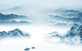 高雅 现代清晰山水 Tif分层