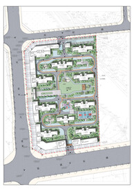 小区景观方案设计彩色平面图
