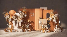 咖色婚礼草图大师su模型