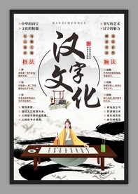 汉字文化海报