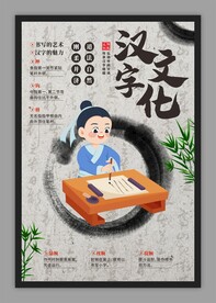 汉字文化海报