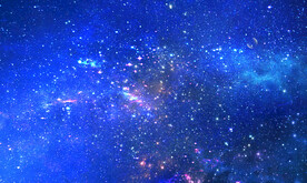 蓝色宇宙星空背景