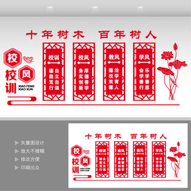 三风一训文化墙