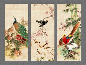 花鸟背景墙