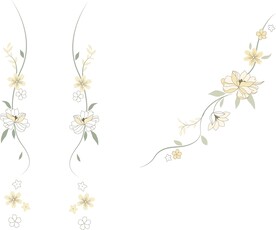 旗袍汉服绣花图案