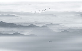 水墨山水风景画