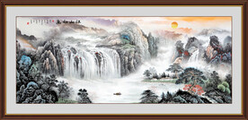 客厅山水画