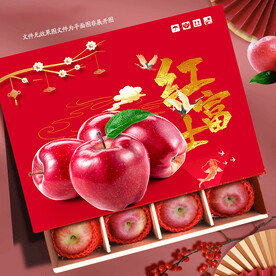 苹果包装 红富士礼盒
