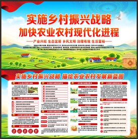 乡村振兴展板