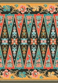 手绘涂鸦民族花纹