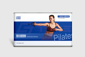 瑜伽健身软膜灯箱海报图片