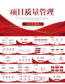 红色大气项目质量管理动态PPT