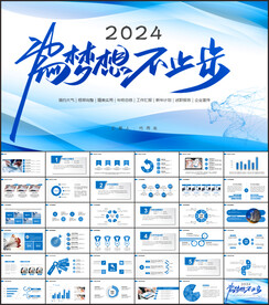2024年终工作总结汇报PPT