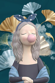 莫兰迪少女 卡通少女 美少女 