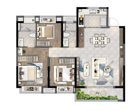 户型图 家配图 洋房图图片