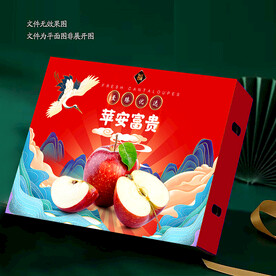 苹果包装 红富士礼盒 