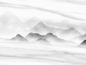 现代 山水画雅士白 tif合层