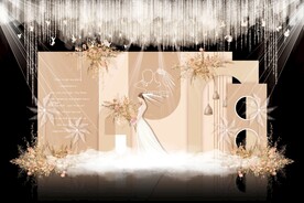 香槟色婚礼背景