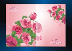 粉色鲜花 画册封面