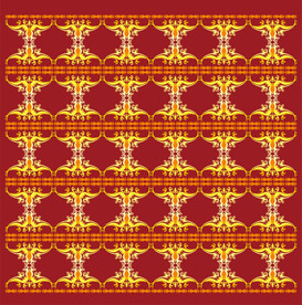 高档红色花纹底纹背景CDR矢量