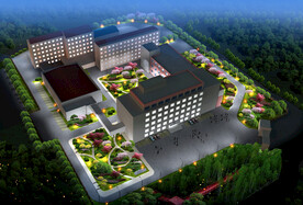 公司企业院子绿化设计案例效果图