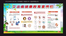 爱直播健康教育宣传栏