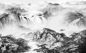 大气 最新灰山水画 TiF分层