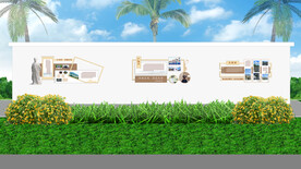 新中式简约文化墙室内外古风简约