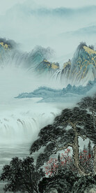 现代 中式意境玄关 TIF分层