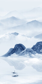 蓝色 新品现代玄关 TIF分层