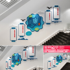 廉政楼道文化墙