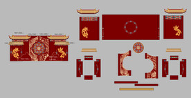 中式婚礼背景制作文件